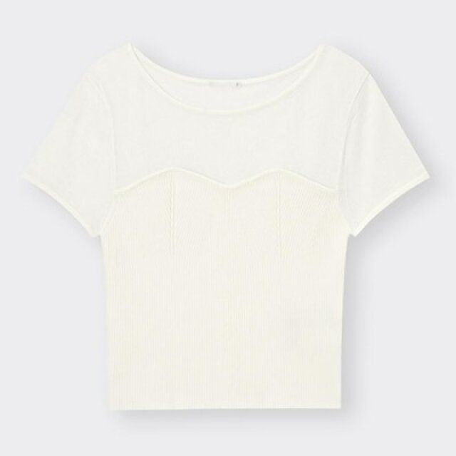 GUのビスチェコンビネーションセーター