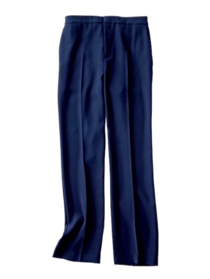 マッキントッシュ ロンドンのバックサテンパンツ ネイビー