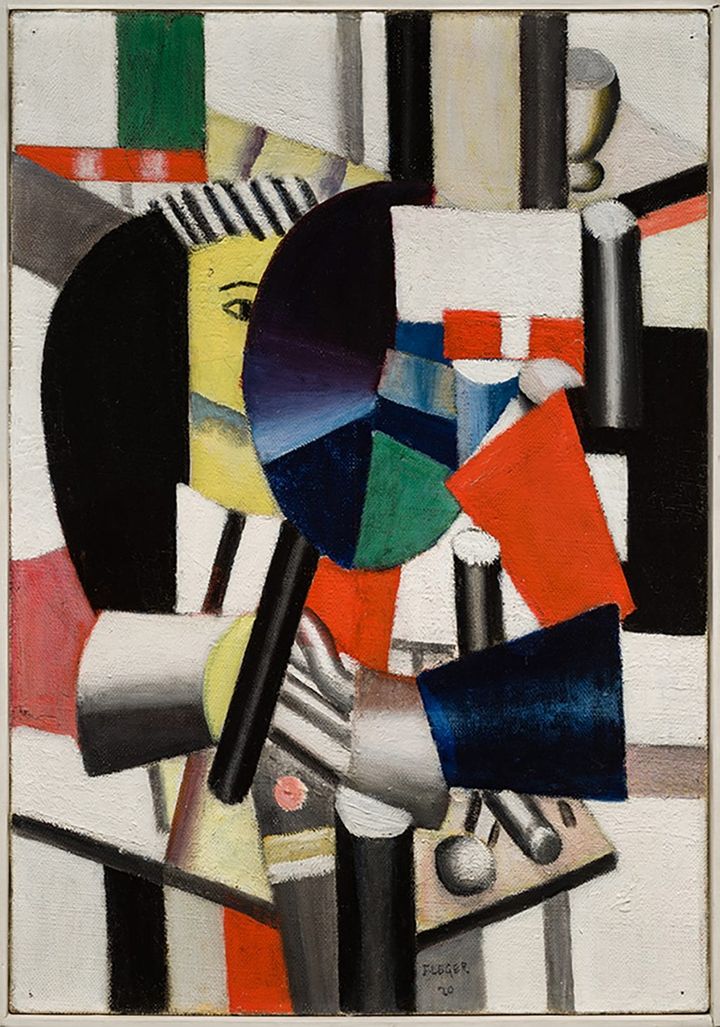 フェルナン・レジェ-《鏡を持つ女性》1920年