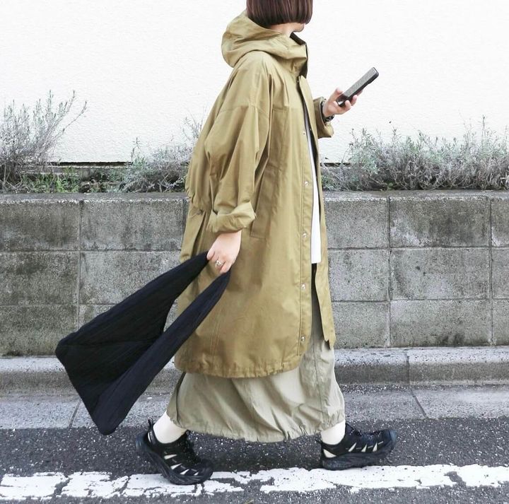 UNIQLOテックカーゴロングスカート_4