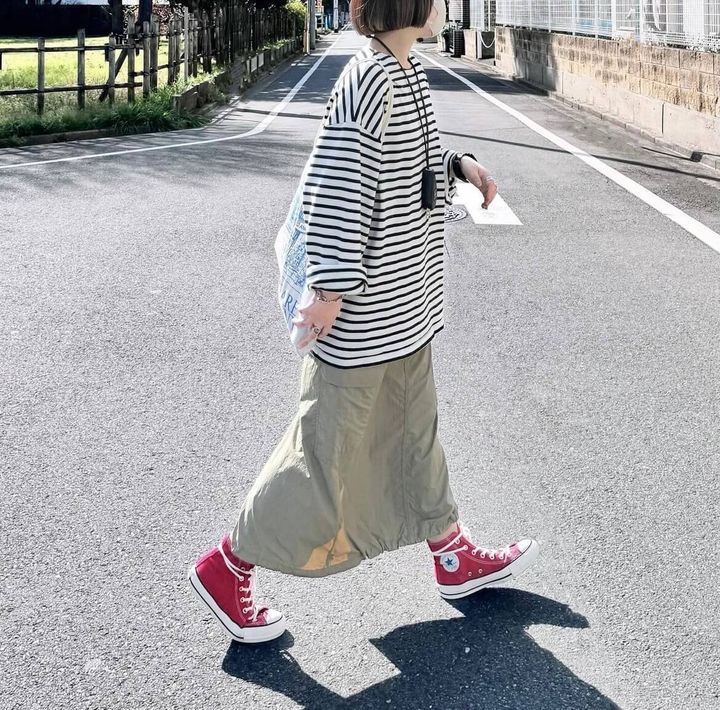 UNIQLOテックカーゴロングスカート_3