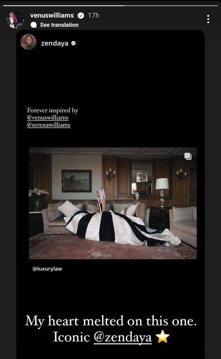 画像2: ゼンデイヤがウィリアムズ姉妹のアイコニックなスタイルにチャレンジ