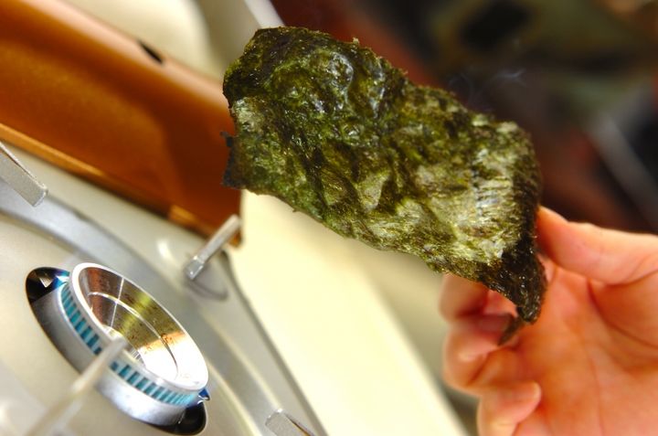 長芋とのりの酢の物の下準備2