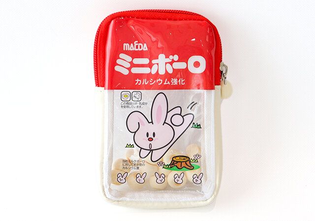 ミニボーロのクリアポーチのデザイン