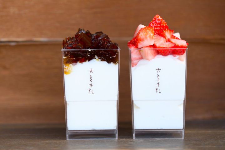 「大人の珈琲ゼリー」800円（左）