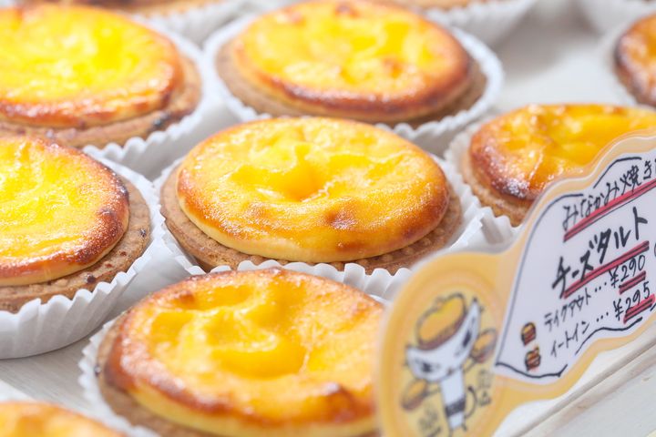 「チーズタルト」290円（イートインは295円）