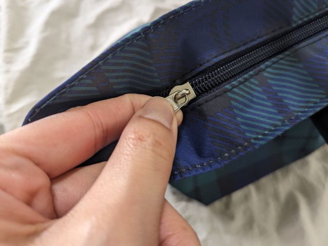 英国伝統トートバッグファスナー