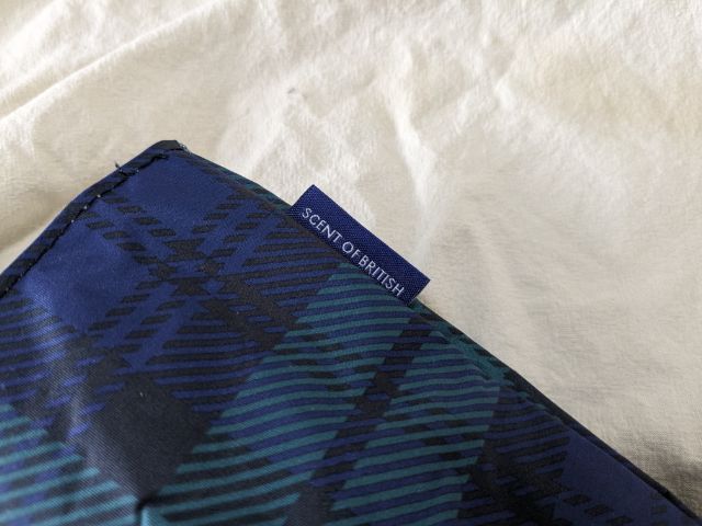 英国伝統チェック柄タグ