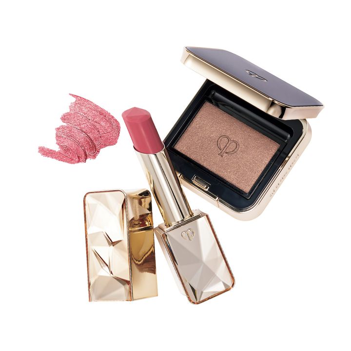 Clé de Peau Beauté 左：クレ・ド・ポー ボーテ ル・ルージュプレシュー 5,右：：クレ・ド・ポー ボーテ オンブルクルールソロ 106