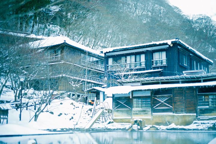 栃木〈北温泉旅館〉外観