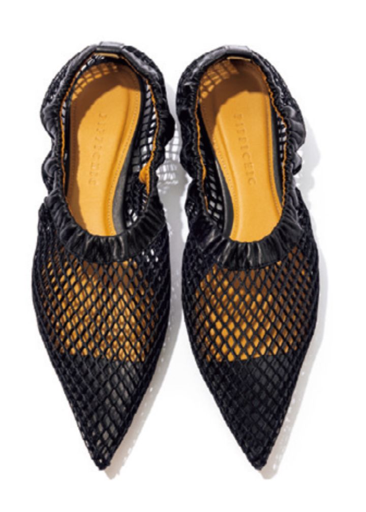 ポインテッドトゥ フラットシューズ ピッピシック