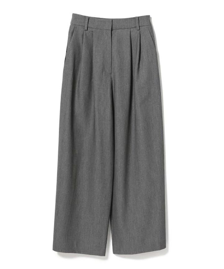 画像: ポプリン 2タックパンツ¥19,800／Demi-Luxe BEAMS 出典：BEAMS