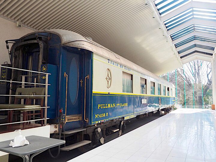 箱根の美術館で見つけた♪ フランスの豪華列車「オリエント急行」で心満たす優雅なティータイムを