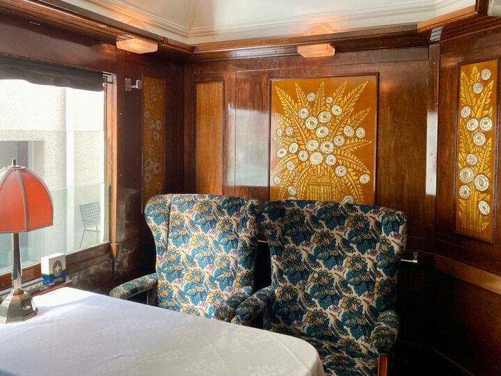 箱根の美術館で見つけた♪ フランスの豪華列車「オリエント急行」で心満たす優雅なティータイムを