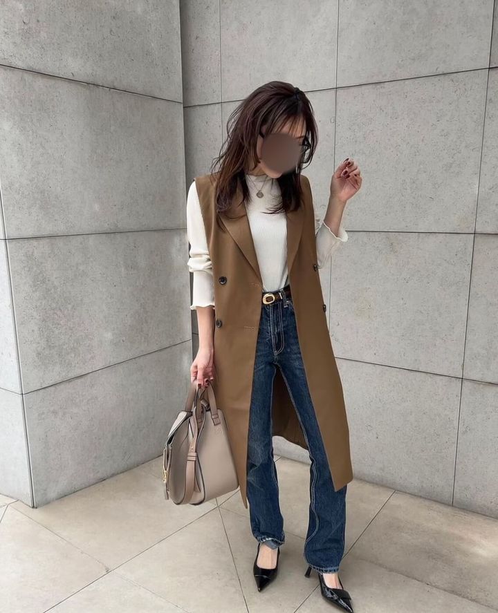 ジーユー_ロングジレ_4