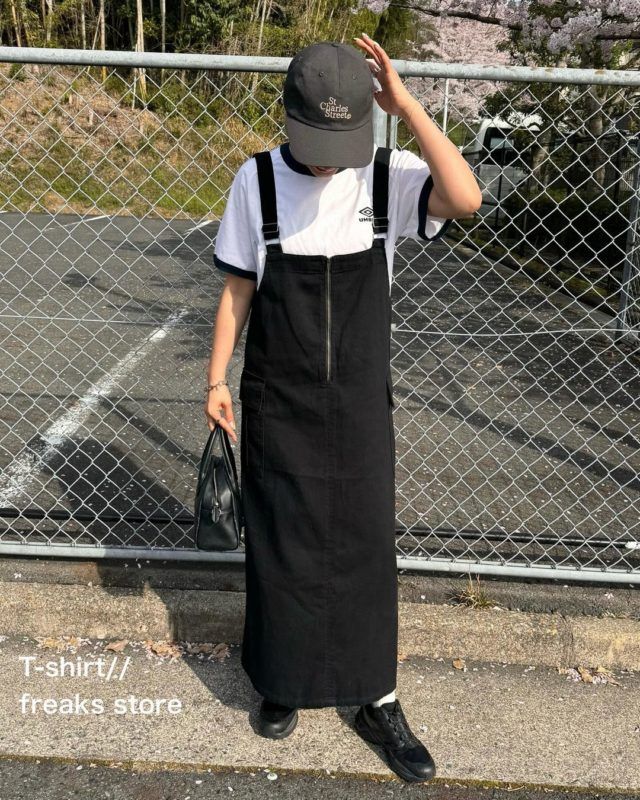 子供と一緒に遊べる！ジャンパースカート