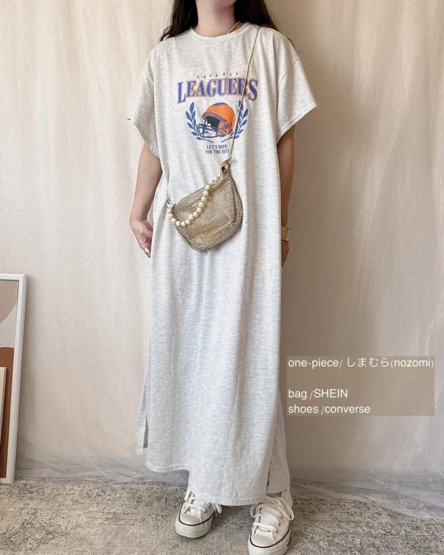 ロゴマキシワンピース