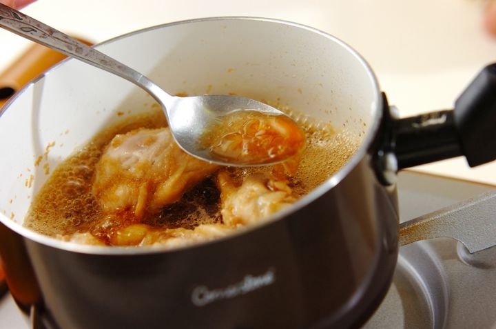 手羽元の黒酢煮の作り方2