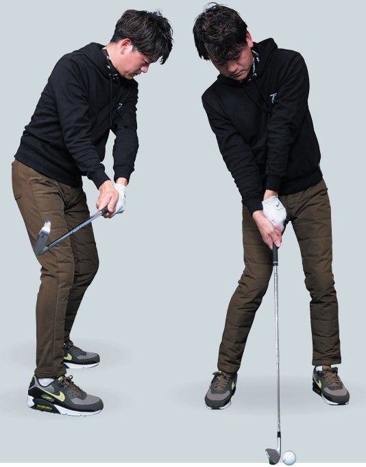 アイアンで“飛距離を伸ばす”打ち方はどっち…？ 「クラブが体の…」と解説