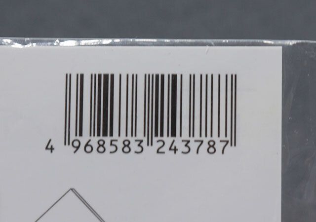 セリアのL字ラッククリア2P ピン付きのJAN