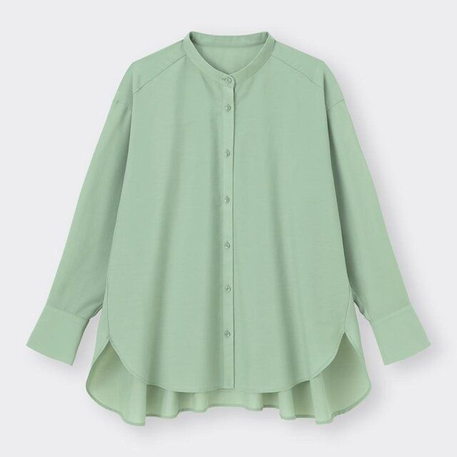 GUのシアーテントラインシャツ