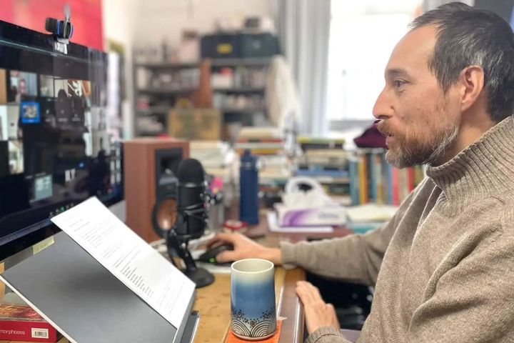 オンラインレクチャーの様子