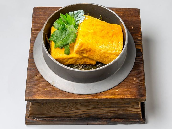 中目黒『中目黒 とりまち』の「だし巻き玉子の親子釜めし」