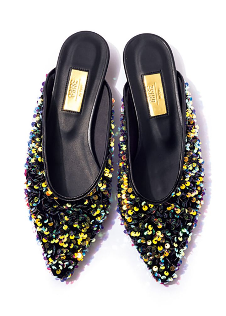 ル タロン グリーズ ノーヒールミュール