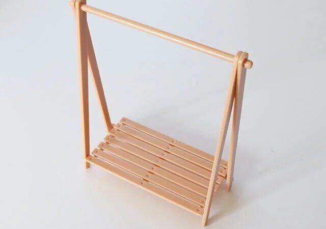 セリアのミニチュア ハンガーラックM