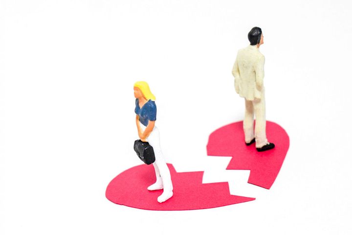 男女の破局のイメージ