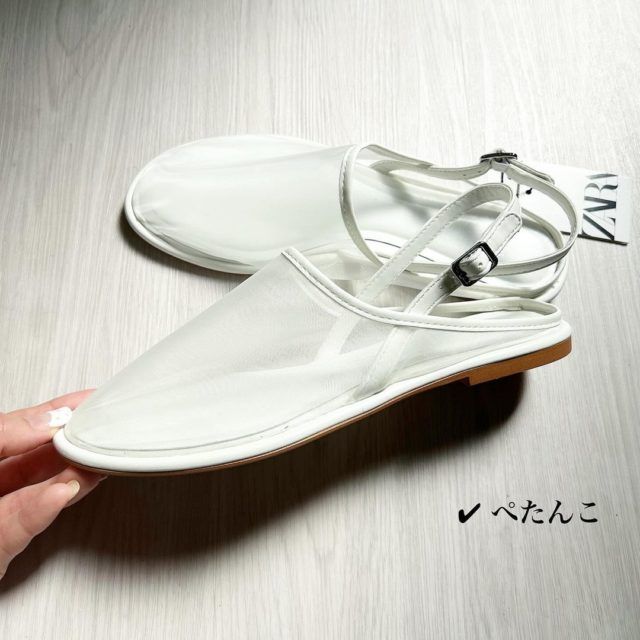 ZARA「メッシュミュール2」