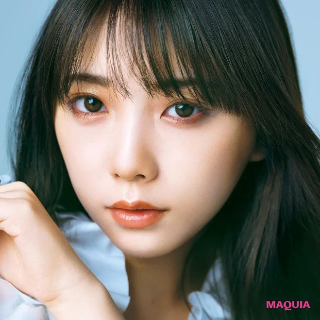 与田祐希さんがなりたい“私”。「大人っぽく」は、オレンジのワントーンメイクで実現_2