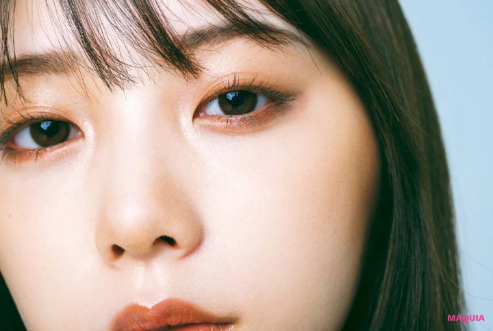 与田祐希さんがなりたい“私”。「大人っぽく」は、オレンジのワントーンメイクで実現_4