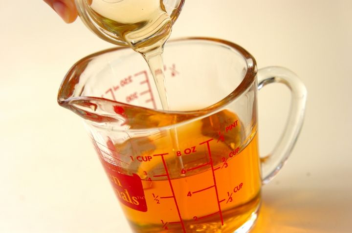 梅酒のフルーツカクテルの作り方1