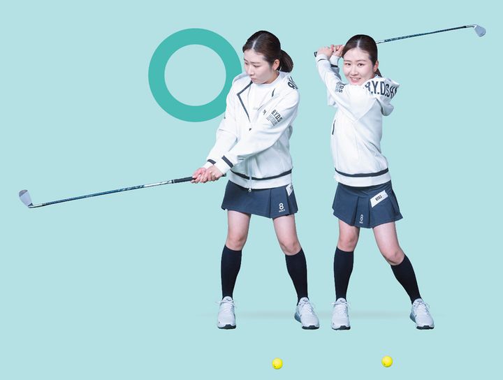 右の股関節にしっかり乗ればダフらない！ “スエー防止”の超簡単練習法 