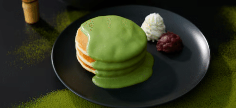 抹茶パンケーキ画像
