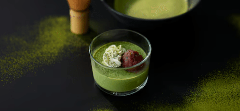 抹茶プリン画像