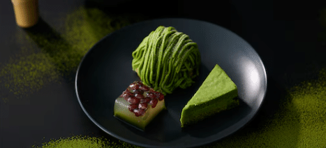 抹茶スイーツ盛り合わせ画像