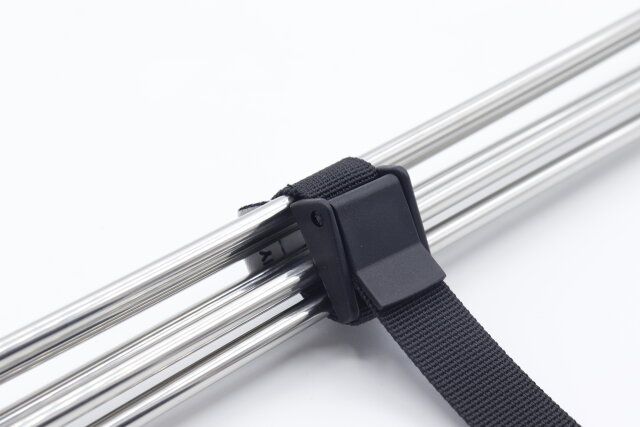 セリアのアウトドア 簡単タイテープ ブライトカラーの使用例