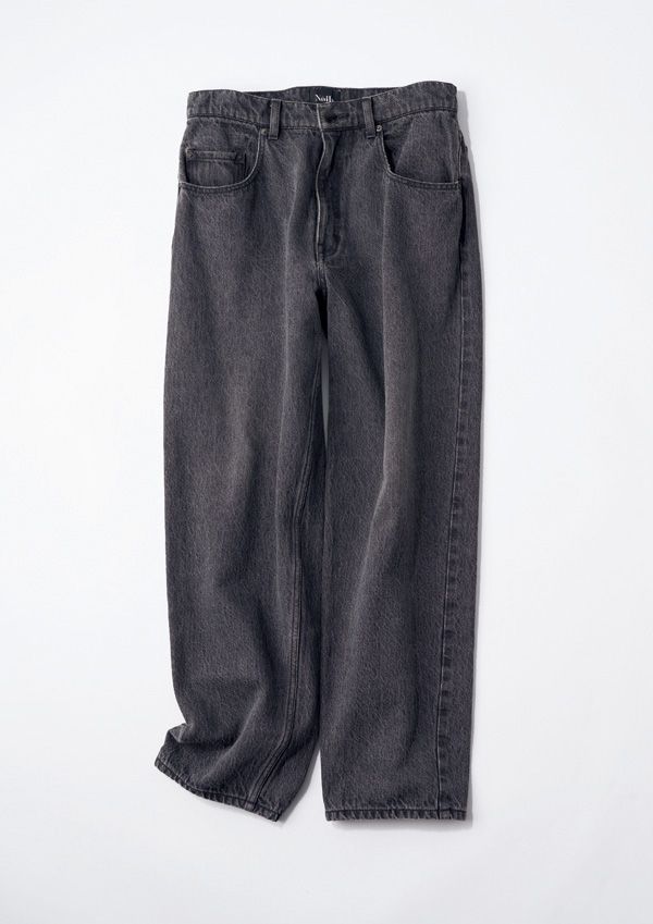 ネイル ブラックデニム 抜け感