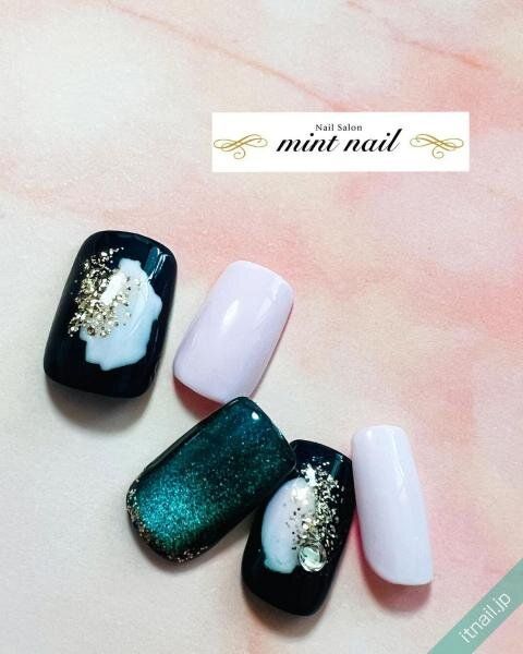 mint nailが投稿したネイルデザイン [photoid:I0127844] via Itnail Design (732168)