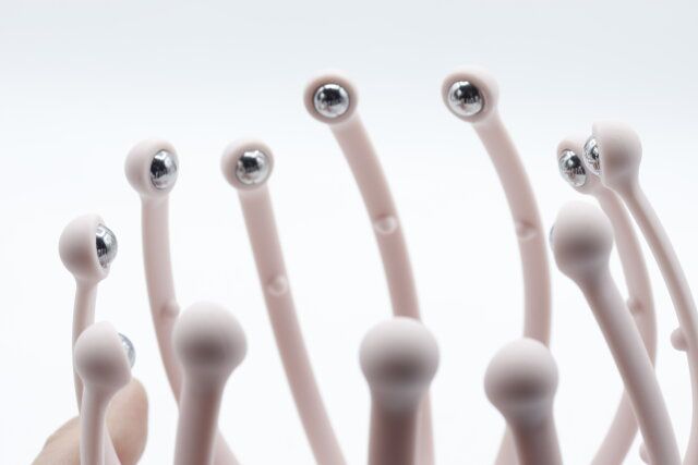 スリーピーのツボ押しスカルプケアのボール部分のアップ