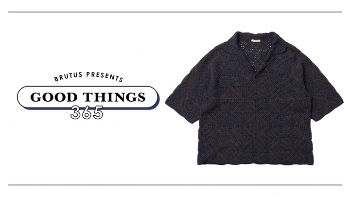 〈ユーゲン〉のスキッパーポロシャツ