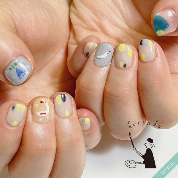 小粒nailが投稿したネイルデザイン [photoid:I0123464] via Itnail Design (732207)