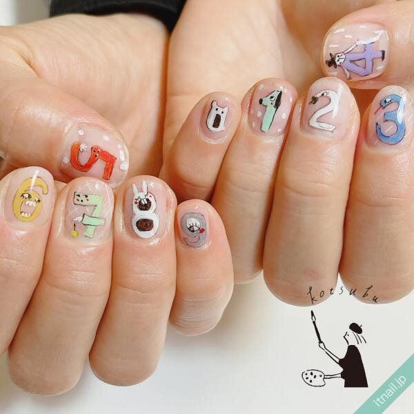 小粒nailが投稿したネイルデザイン [photoid:I0123476] via Itnail Design (732205)