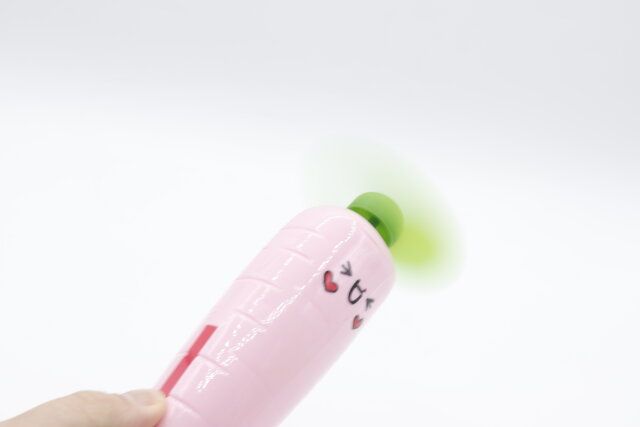 セリアのハンディファン にんじんの使い方