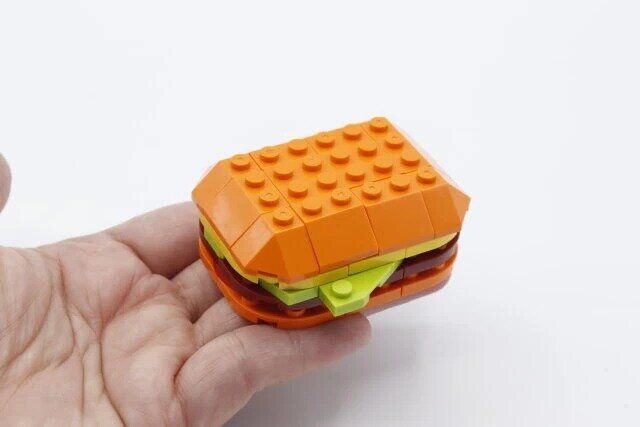 ダイソー可愛いファストフードブロックコレクション（01ハンバーガー）