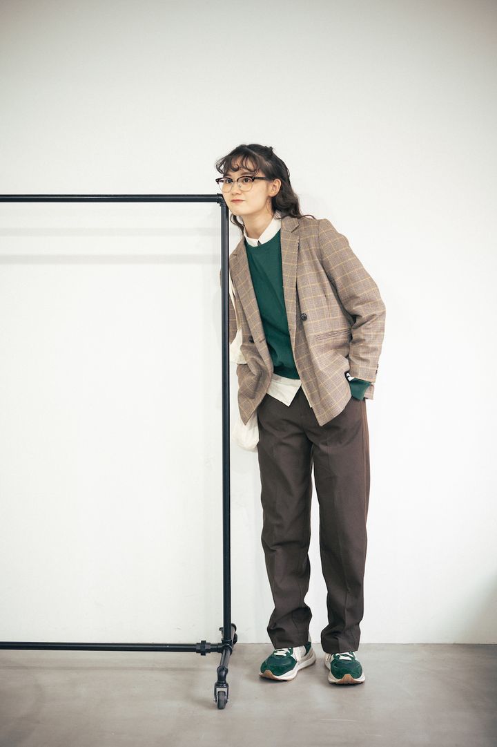 春のジャケット着まわし2選。チェック柄でこなれたトラッドなスタイルに【FUDGE FRIEND おしゃれさんの毎日コーディネート】