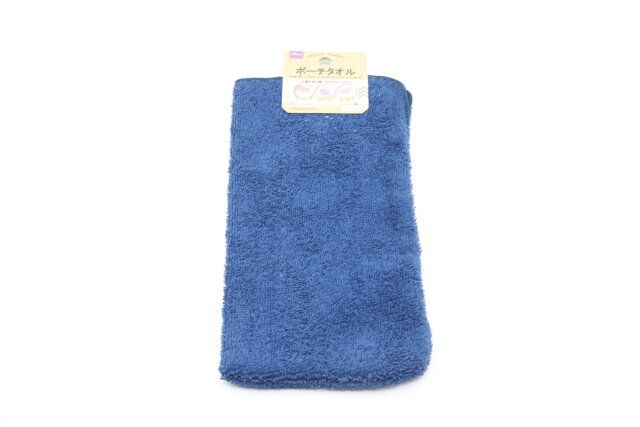 ダイソーのポーチタオルのパッケージ