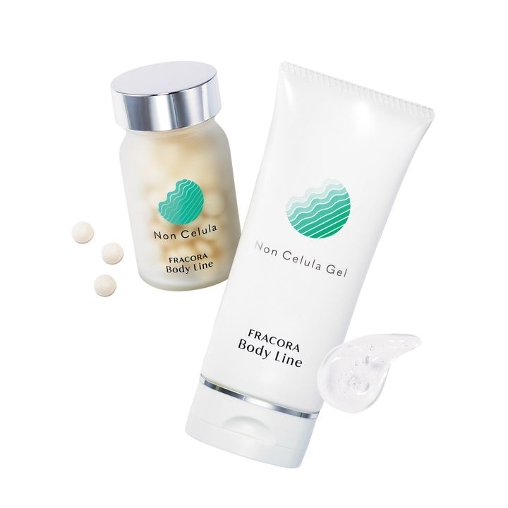 左：FRACORA Body Line Non Celula,右：FRACORA Body Line Non Celula Gel